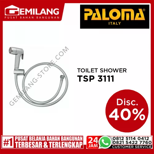 PALOMA TOILET SHOWER SET 2-SPRAY FINISH CROME TSP 3111