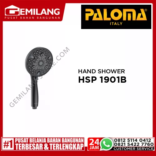 PALOMA ABS HAND SHOWER 10-MODE BLACK HSP 1901B