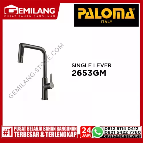 PALOMA ALTO SINGLE LEVER SINK MIXER WITH PULL-OUT SPRAY HEAD 5-MODE FCP 2653GM
