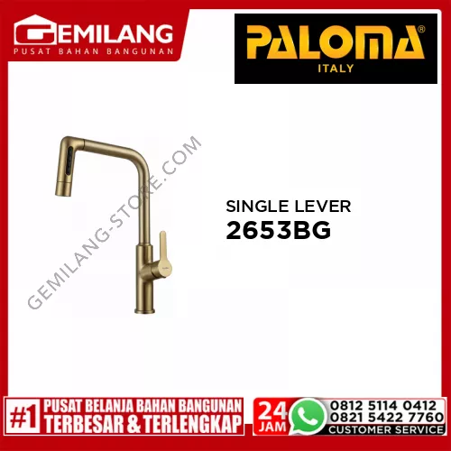PALOMA ALTO SINGLE LEVER SINK MIXER WITH PULL-OUT SPRAY HEAD 5-MODE FCP 2653BG