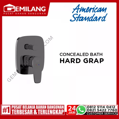 AMSTAD SIGNATURE CONCEALED BATH & SHOWER MIXER POLISHED HARD GRAPHITE FFAS1721-609A00BF0