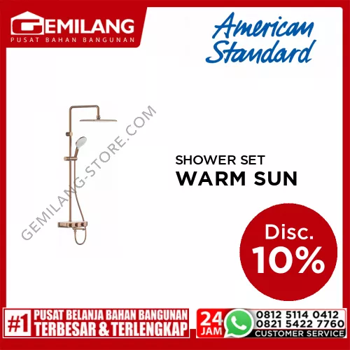 AMSTAD EASYSET EXPOSED AUTO TEMPERATURE SHOWER POLISHED WARM SUNSET FFAS4956-601DA0BF0