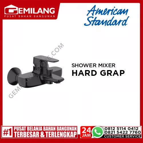 AMSTAD SIGNATURE EXPOSED BATH & SHOWER MIXER POLISHED HARD GRAPHITE FFAS1711-609A00BF0