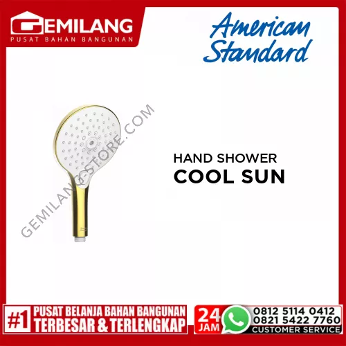 AMSTAD RAINCLICK 130 ROUND 3F HAND SHOWER POLISHED COOL SUNRISE FFAS9H11-000GL0BF0
