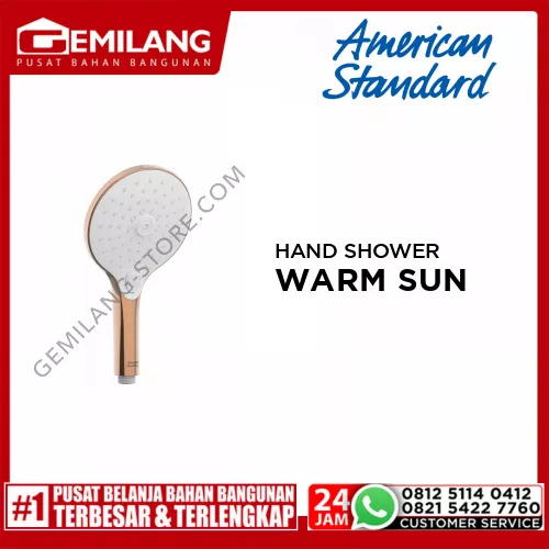 AMSTAD RAINCLICK 130 ROUND 3F HAND SHOWER POLISHED WARM SUNSET FFAS9H11-000DA0BF0