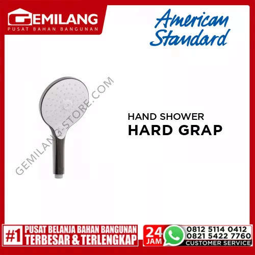 AMSTAD RAINCLICK 130 ROUND 3F HAND SHOWER POLISHED HARD GRAPHITE FFAS9H11-000A00BF0