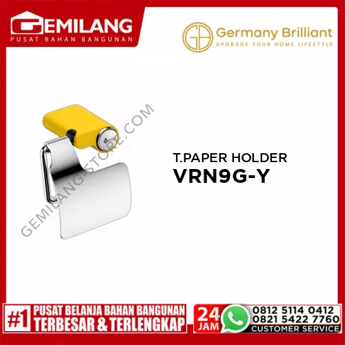 GERMANY BRILLIANT TOILET PAPER HOLDER VRN9G-Y YELLOW
