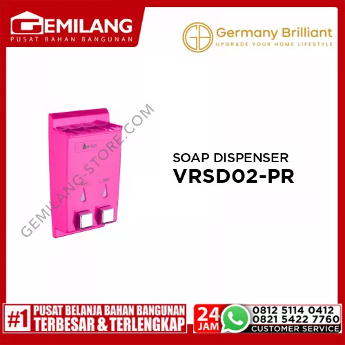 GERMANY BRILLIANT SOAP DISPENSER VRSD02-PR PURPLE