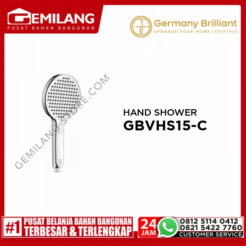 GERMANY BRILLIANT HAND SHOWER GBVHS15-C CHROME