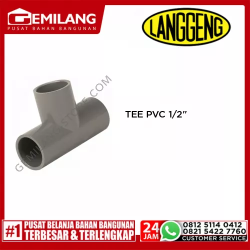 LANGGENG TEE PVC 1/2inch