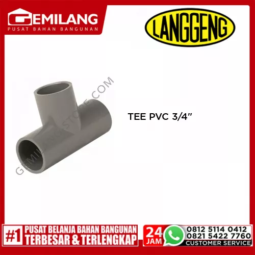 LANGGENG TEE PVC 3/4inch