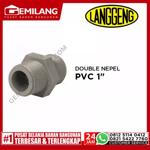 LANGGENG DOUBLE NEPEL PVC 1inch