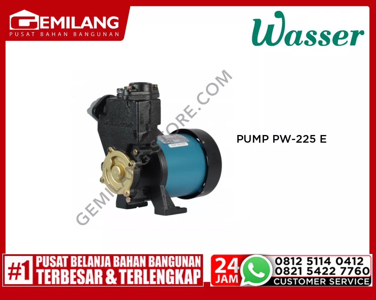 WASSER PUMP PW-225 E