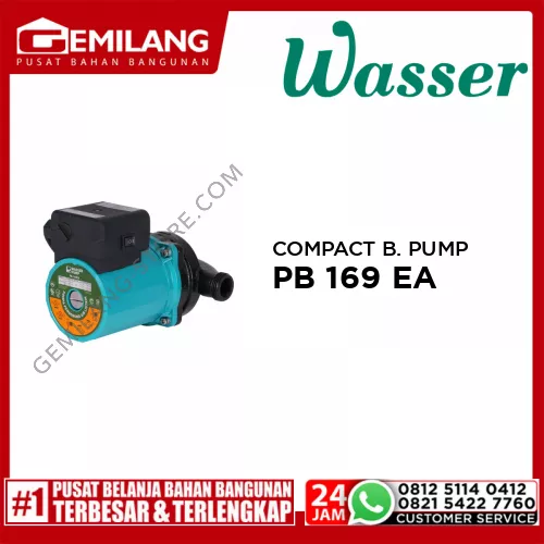 WASSER COMPACT BOOSTER PUMP PB 169 EA