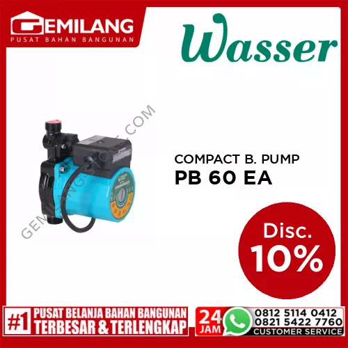 WASSER COMPACT BOOSTER PUMP PB 60 EA