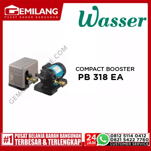 WASSER COMPACT BOOSTER PUMP PB 318 EA