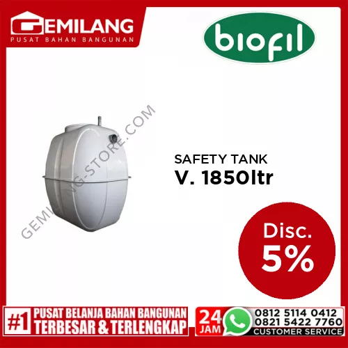 BIOFIL SAFETY TANK BF-04 VOL-1850ltr