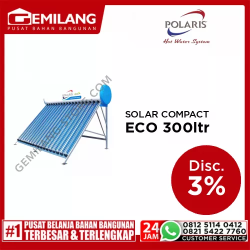 POLARIS SOLAR COMPACT PSH 300 ECO 300ltr