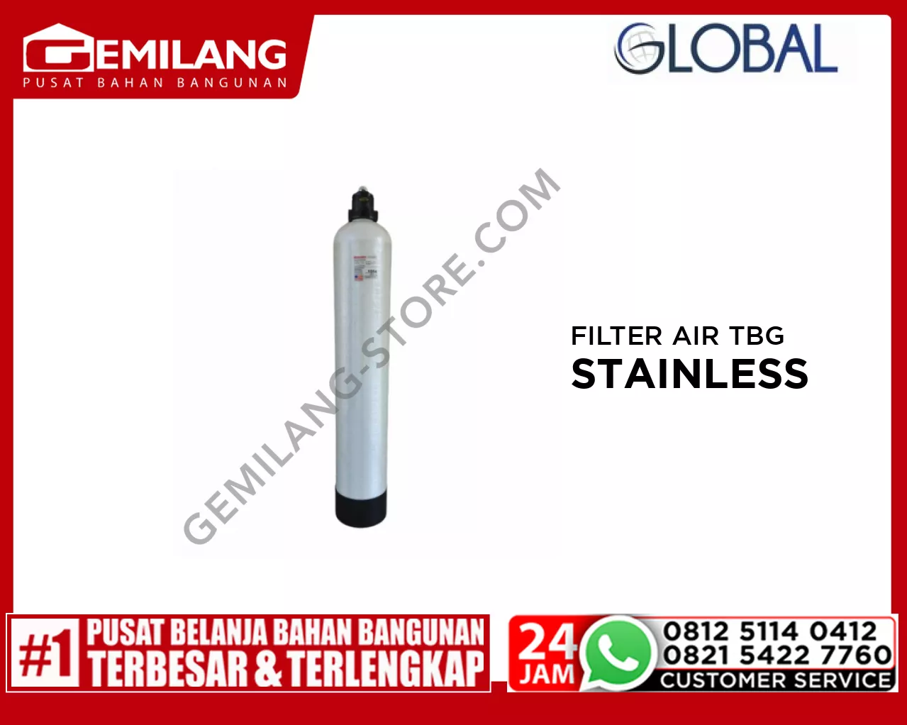 FILTER AIR TABUNG STAINLESS