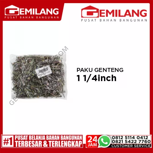 PAKU GENTENG METAL 1 1/4inch @1kg