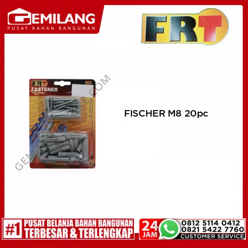 FISCHER M8 20pc