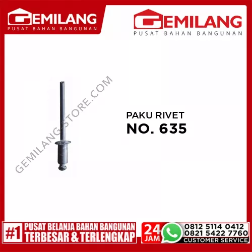 PAKU RIVET NO. 635 (50pc)
