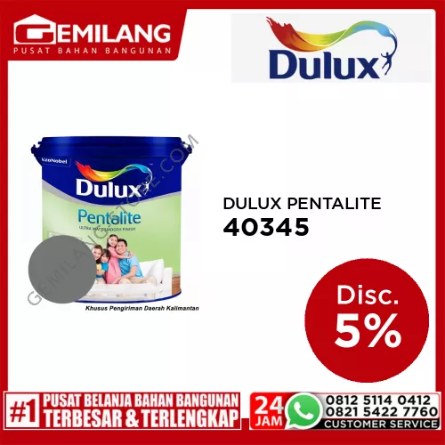 DULUX PENTALITE ARTIC SHADOW 40345 2.5ltr