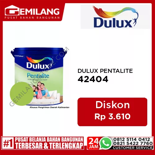 DULUX PENTALITE CHRISTI GREEN 42404 2.5ltr