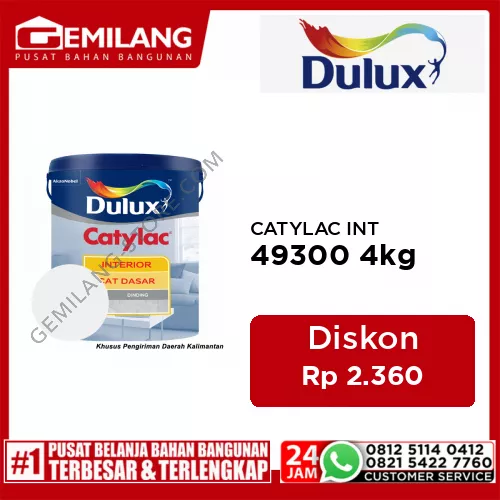 CATYLAC INTERIOR CAT DASAR 49300 4kg