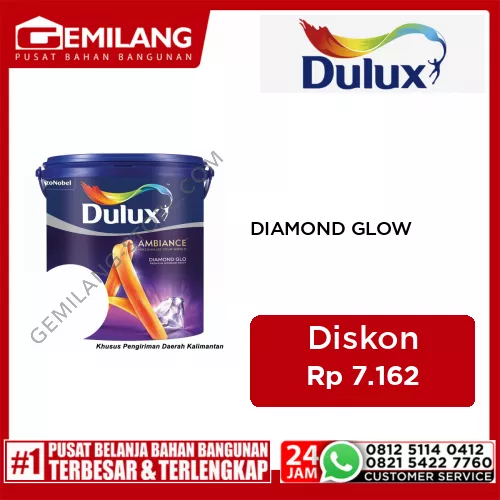 DULUX AMBIANCE DIAMOND GLOW BRILLIANT WHITE 2290 2.5ltr