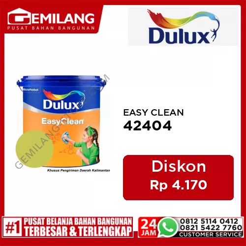 DULUX EASY CLEAN CHRISTI GREEN 42404 2.5ltr