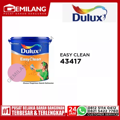 DULUX EASY CLEAN SCOTTISH PINK 43417 2.5ltr