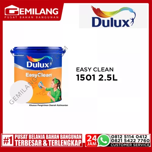DULUX EASY CLEAN ANTI VIRAL WHITE 1501 2.5ltr