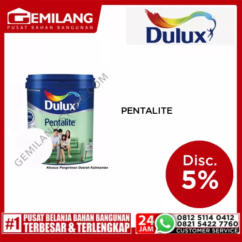 DULUX PENTALITE ANTI BACTERIA BRILLIANT WHITE 2290 20ltr