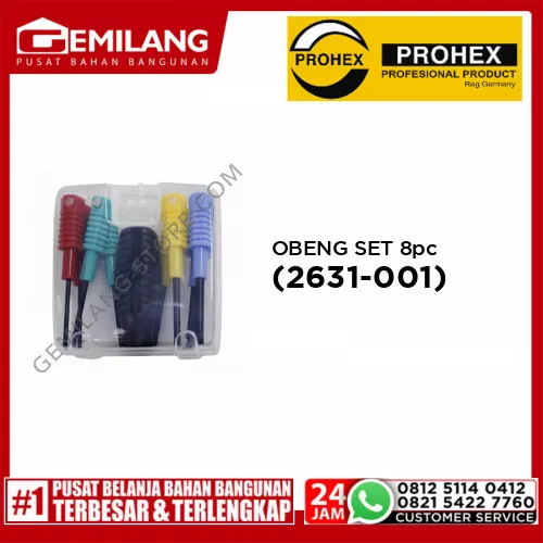PROHEX OBENG SET BOX PLASTIK 8pc (2631-001)