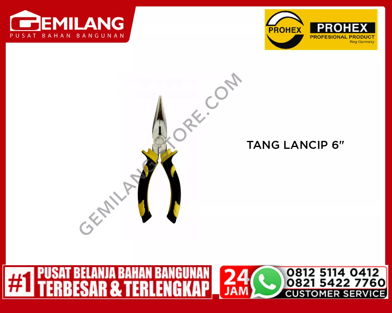 PROHEX TANG LANCIP POLES MRH 6inch (4231-006)