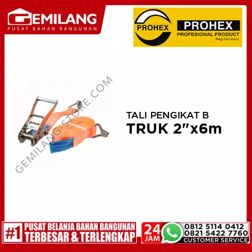 PROHEX TALI PENGIKAT BAK TRUK 2inch x 6m (4501-009)
