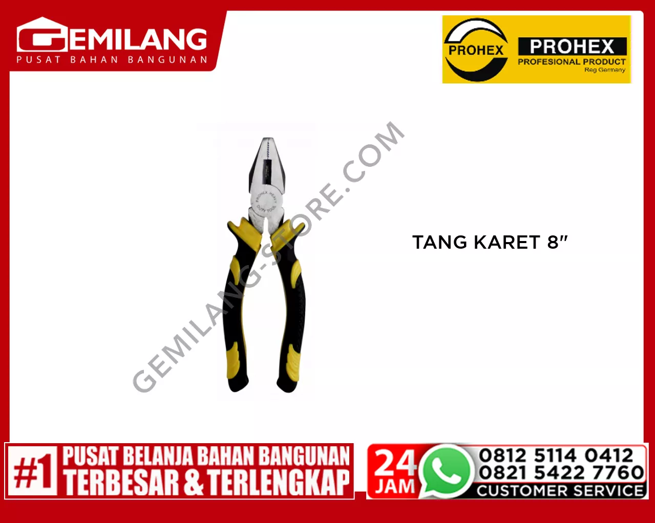 PROHEX TANG KRT SUPER HTM/KNG 8inch (4230-018)