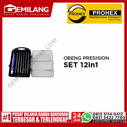 PROHEX OBENG PRESISION SET 12in1 (2610-103)