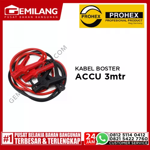 PROHEX KABEL BOSTER/ACCU 3mtr (2170-003)