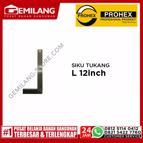 PROHEX SIKU TUKANG L 12inch(inch-mm) (3910-001)