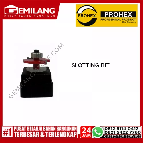 PROHEX SLOTTING B FLUTE 1/4inch x R?inch 10mm (0411-056)