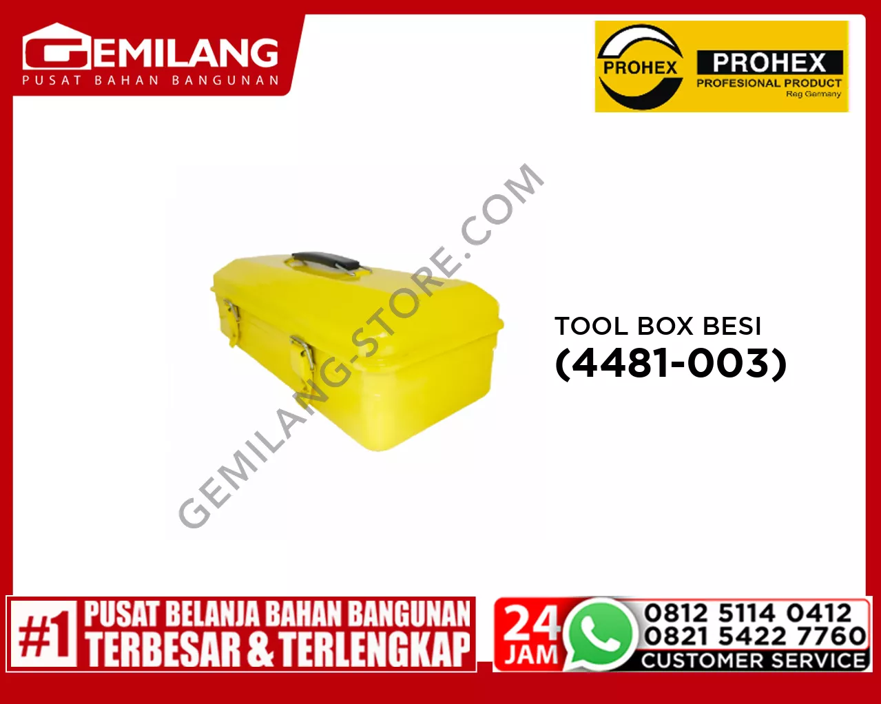 TOOL BOX BESI 4100x150x120 KNG PRX (4481-003)