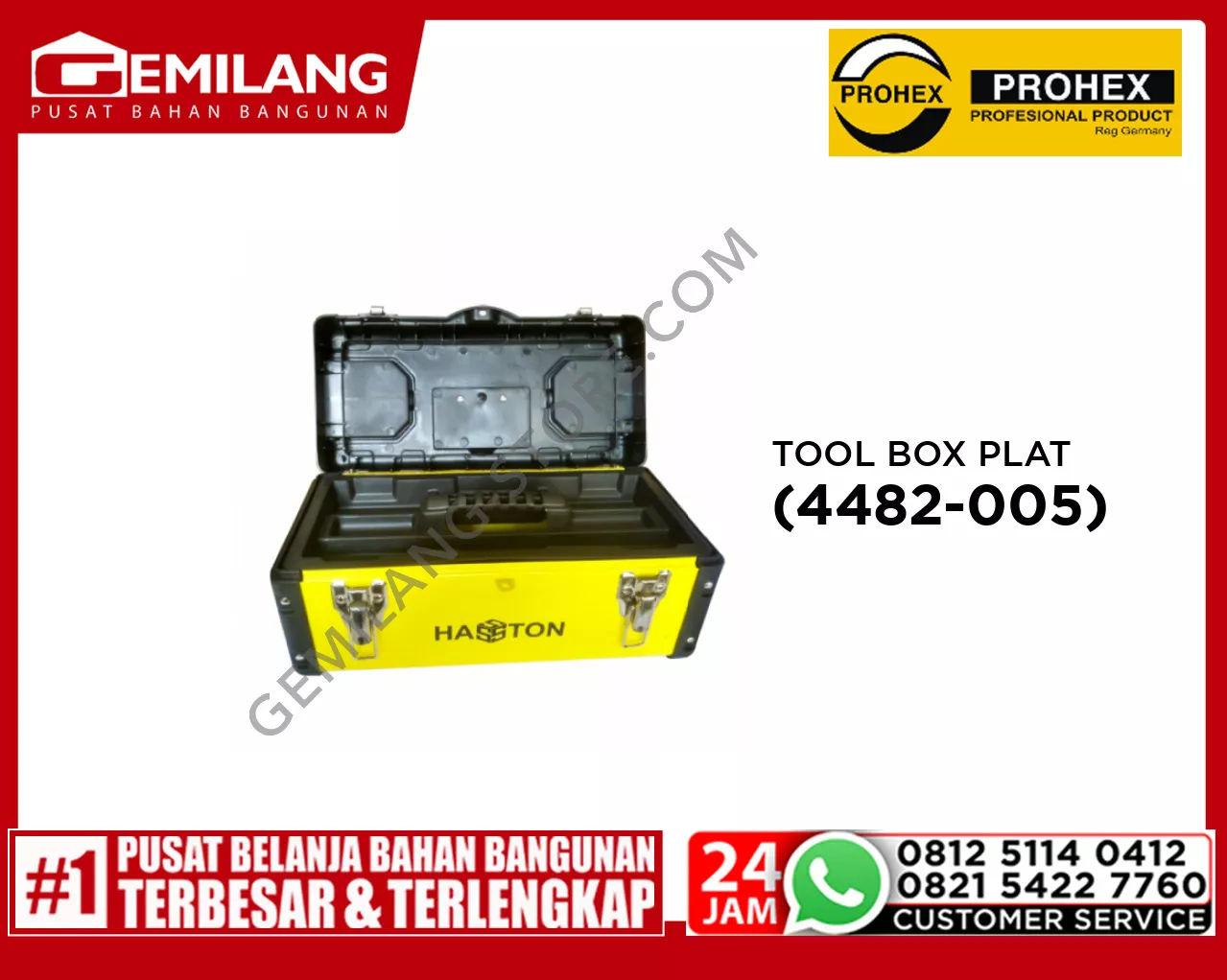 PROHEX TOOL BOX PLAT KNG-HTM (4482-005)
