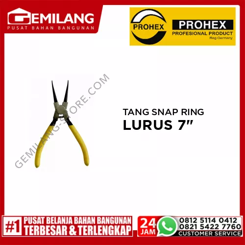 PROHEX TANG SNAP RING INTERNAL LURUS 7inch (4371-003)