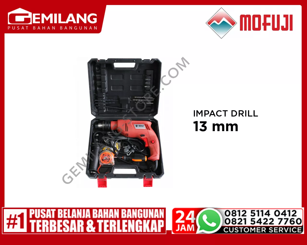 MOFUJI IMPACT DRILL MF 8130 13mm