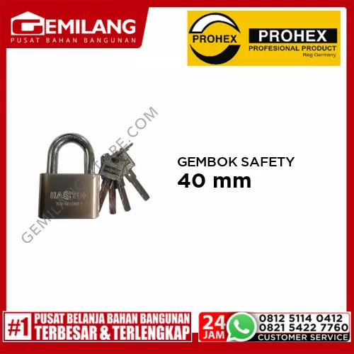 PROHEX GEMBOK SAFETY 40mm (1092-012)