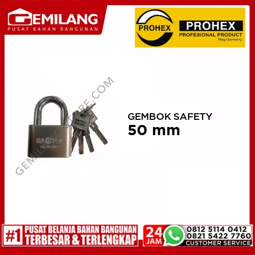 PROHEX GEMBOK SAFETY 50mm (1092-013)