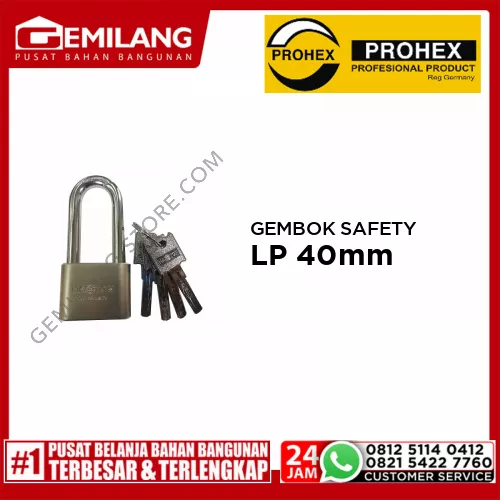 PROHEX GEMBOK SAFETY LP 40mm (1092-017)