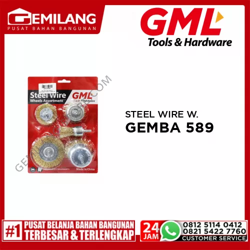 GML STEEL WIRE WHEELS ASSORTMENT XY600.21 GEMBA 589